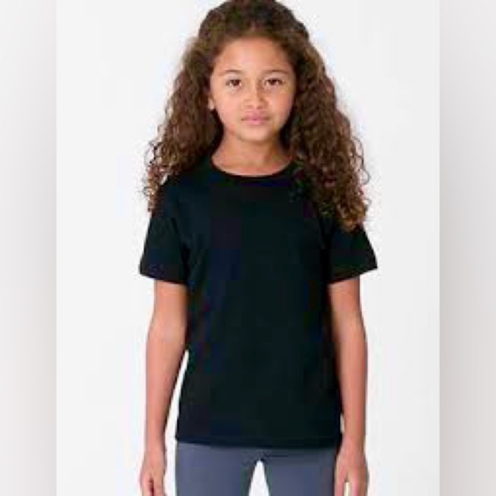 BRAND NEW American Apparel Unisex Kids Children’s tee Short Sleeve